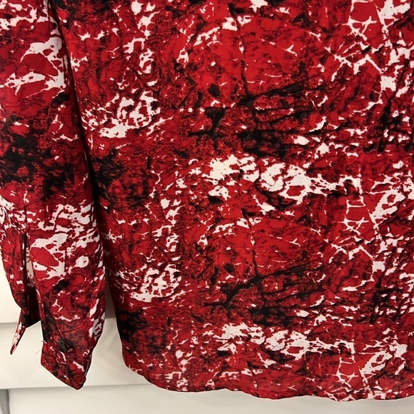 NWT Ricki’s Plunge V Neck Wrap Blouse - Picture 7 of 7